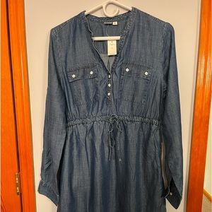 Denim Maternity dress